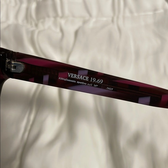 Vintage Versace Burgundy and Lavender Sunglasses - Picture 3 of 4